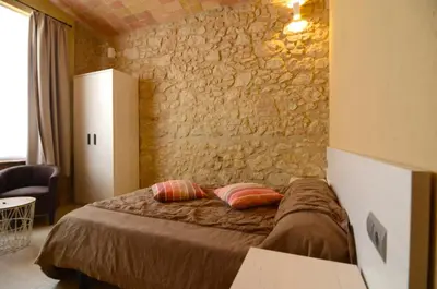 Cama o camas de una habitación en Petit Pals