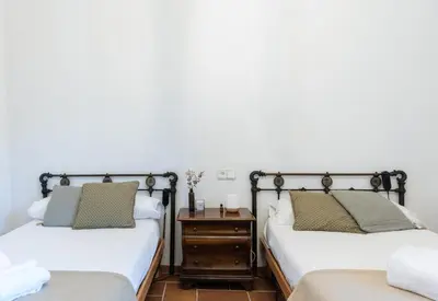 Cama o camas de una habitación en El Mirador Esencia Mediterránea