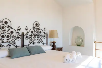 Cama o camas de una habitación en El Mirador Esencia Mediterránea