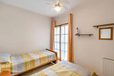 Cama o camas de una habitación en Villa Anna- Calonge, Costa Brava