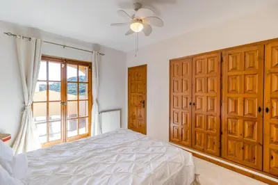 Cama o camas de una habitación en Villa Anna- Calonge, Costa Brava