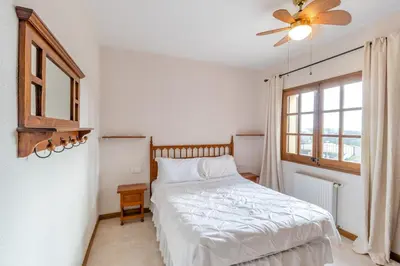 Cama o camas de una habitación en Villa Anna- Calonge, Costa Brava