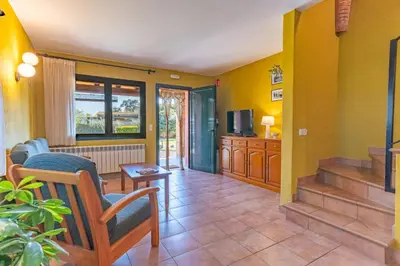 Zona de estar de Can Pujol - Casa Rural 16-20 personas