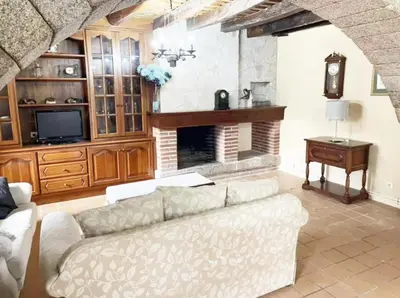 Zona de estar de Masia Can Tibau