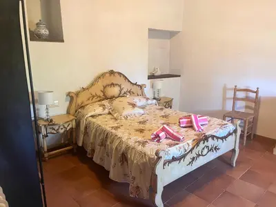 Cama o camas de una habitación en Masia Can Tibau