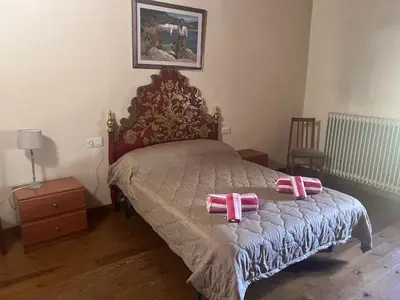 Cama o camas de una habitación en Masia Can Tibau