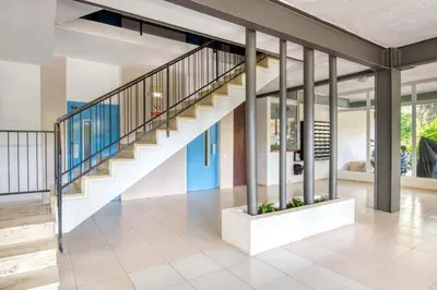 Plano de An apartment with an ocean view