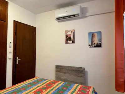 Cama o camas de una habitación en Casa Mas Tomasi Pals