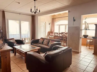 Zona de estar de Casa Mas Tomasi Pals