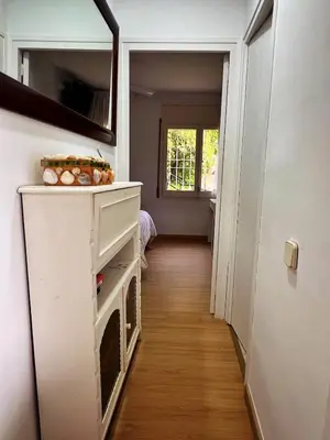 Cama o camas de una habitación en Apartament Sant Feliu de Guíxols downtown
