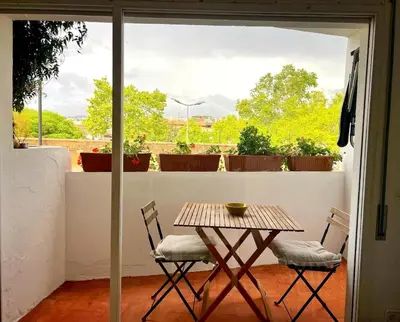 Un balcón o terraza de Apartament Sant Feliu de Guíxols downtown