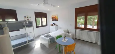 Zona de estar de Costabravasuites Villa Los Vientos