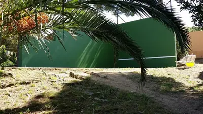 Jardín al aire libre en apartamento con jardín a 11 metros de la playa B2