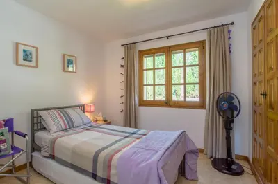 Cama o camas de una habitación en Villa Molino piscina BBQ