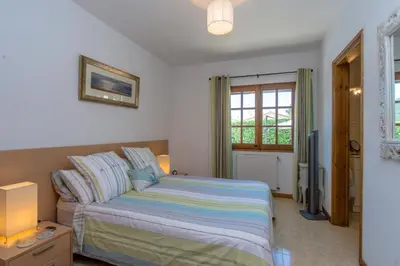 Cama o camas de una habitación en Villa Molino piscina BBQ