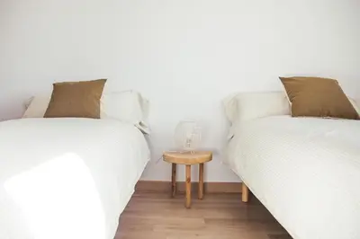 Cama o camas de una habitación en Cal Teixidor de Cartellà, Sant Gregori GIRONA