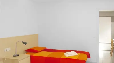 Cama o camas de una habitación en Residència Universitaria Pare Claret