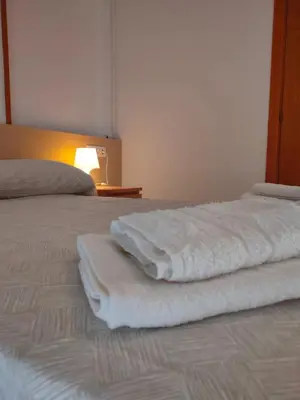 Cama o camas de una habitación en Residència Universitaria Pare Claret