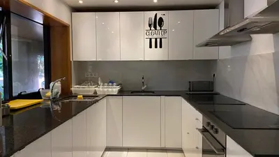 Una cocina o zona de cocina en Residència Universitaria Pare Claret
