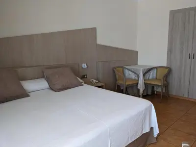 Cama o camas de una habitación en Hotel Capri