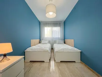 Cama o camas de una habitación en Magic Fenals apartment