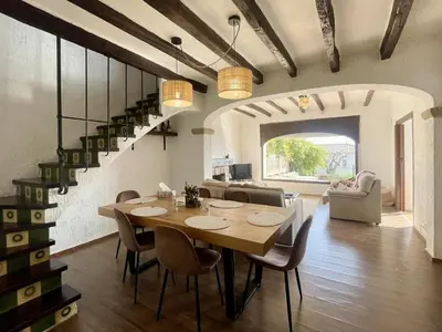 Zona de estar de Villa Mediterranea by Costabravaway