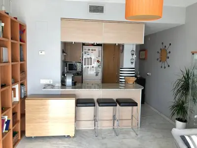 Una cocina o zona de cocina en Loft en Arenys de Mar