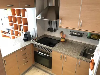 Una cocina o zona de cocina en Loft en Arenys de Mar