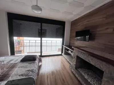 Cama o camas de una habitación en Habitació amb encant a Blanes