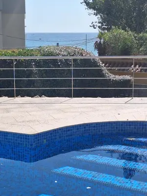 Piscina en o cerca de Villa MAR 50 metros playa piscina BBQ