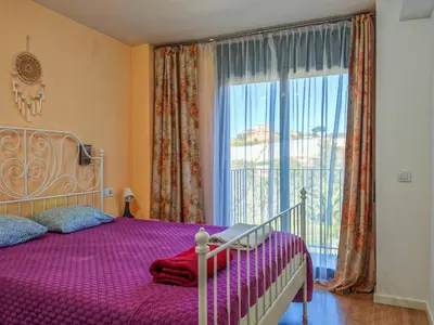 Cama o camas de una habitación en Modern Apartment near the sea