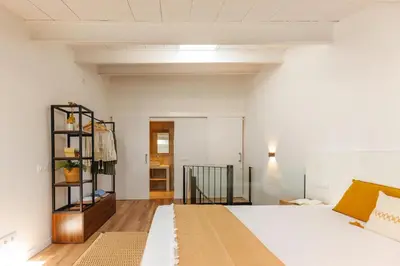 Cama o camas de una habitación en Bravissimo Ballesteries 40, Barri Vell duplex