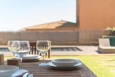 Plano de WELCS CASA 231 PDA con piscina