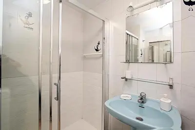 Un baño de Apartamento BLUE PARADISE