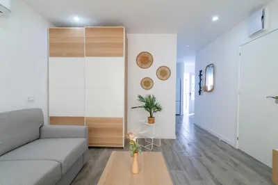 Zona de estar de Salatan Apartments, Plaza Paris