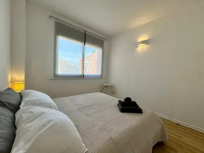 Cama o camas de una habitación en Sea Breeze Penthouse