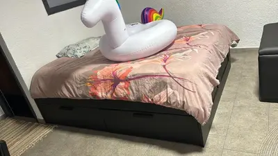 Cama o camas de una habitación en Apartamento