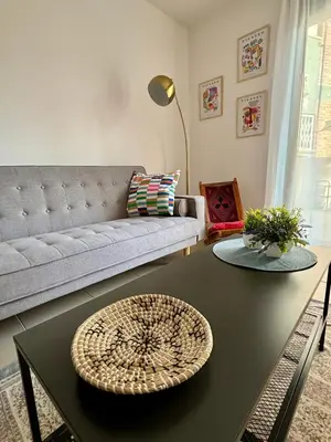 Zona de estar de Casa Tita - Exclusivo Apartamento con Gran Terraza y Vistas a la Piscina en Lloret de Mar