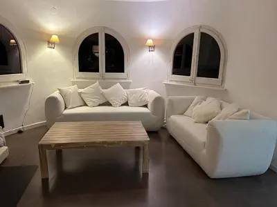 Zona de estar de Beautiful Villa in Sa Riera Begur