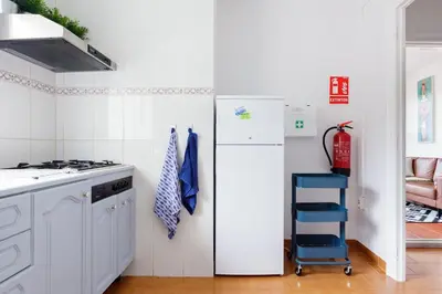 Una cocina o zona de cocina en Casa Feliz del Mar
