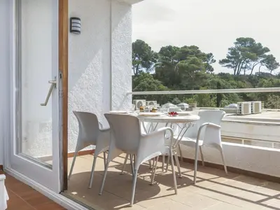 Un balcón o terraza de Apartment AirMenuda by Interhome
