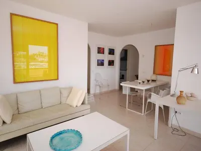 Zona de estar de Apartment in Sant Feliu near the Beach
