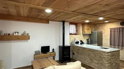 Una cocina o zona de cocina en Apartament rústic