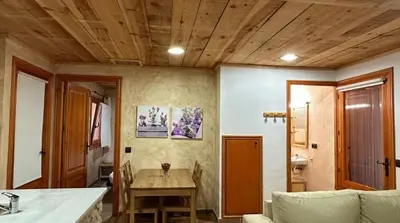 Zona de estar de Apartament rústic