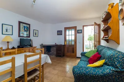 Una televisión o centro de entretenimiento en H-2 CALELLA DE PALAFRUGELL 4 Pax