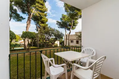 Jardín al aire libre en H-2 CALELLA DE PALAFRUGELL 4 Pax