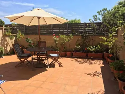 Jardín al aire libre en Apartment in Sant Feliu de Guixols