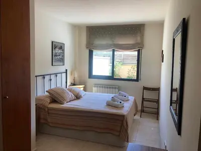 Cama o camas de una habitación en Apartment in Sant Feliu de Guixols