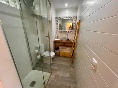 Un baño de Maravilloso apartamento en Platja d'Aro muy cerca de la playa