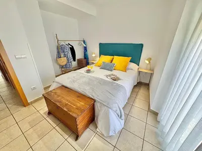 Cama o camas de una habitación en Labarbara Palamós Apartament